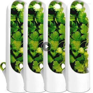 Opslagflessen Saver Premium Container houdt Groenen groenten verse keeper Clear Spice koelkastconserver