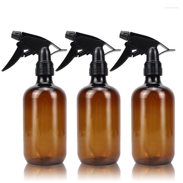 Botellas de almacenamiento Sdotter 500ml 2 colores recargables niebla fina botella de spray de peluquería atomizador barbero vacío agua Pro salón herramienta de peluquería