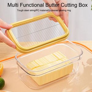 Bouteilles de stockage scellées boîte de coupe de beurre organisateur de fromage réfrigérateur outils frais cuisson cuisine