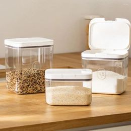 Bouteilles de rangement Boîte à étape automatique Cuisine d'étanchéité automatique pour les céréales de riz pour les contenants à l'épreuve d'humidité.