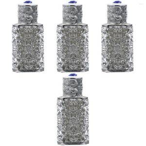 Flessen opbergde opslag 4 parfumfles mini aroma terrarium lege glazen container kleine containers