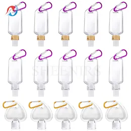 Bouteilles de rangement sheennirs 30pcs 30 ml 50 ml de travoue en plastique Travel en plastique Répartir à pression à l'épreuve avec flip calice cosmétique rechargeable bouteille