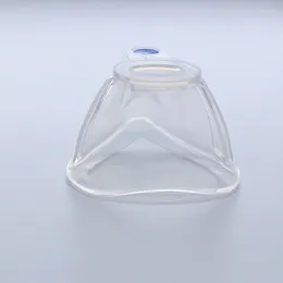 Bouteilles de stockage Masque en silicone SML Professionnel d'asthme Bleu Asthme Dispositif Aérosol Cabine Supplies