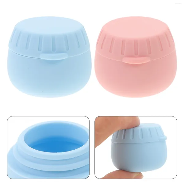 Bouteilles de rangement Boîte d'emballage en silicone Bijoux de voyage Conteneur de voyage