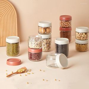 Bouteilles de stockage, pot scellé en verre Simple, récipient de cuisine pour divers grains, réservoir alimentaire multifonctionnel