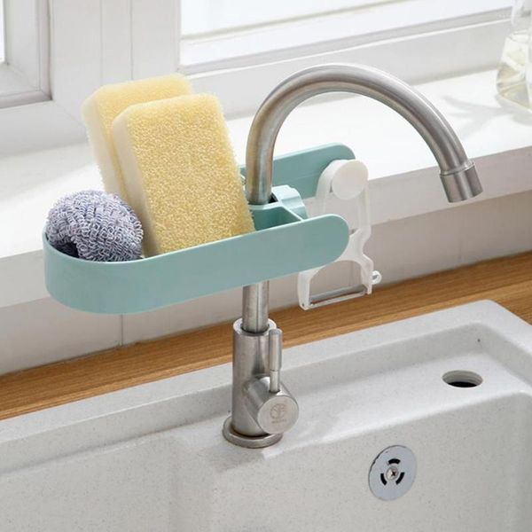 Lagerung Flaschen Waschbecken Wasserhahn Hängen Rack Schwamm Badezimmer Küche Regal Abflussrohr Trocken Handtuch Box