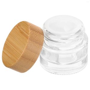 Bouteilles de stockage Petits récipients Couvercles Gommage au sucre Terrarium Verre Masque facial Bocaux Mini Lotion de voyage