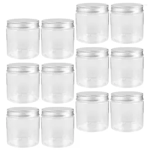 Opslagflessen Kleine Mason Jars Luchtdichte deksels: 12 stuks Brede Mond Heldere Kruiden Inblikken Drinken