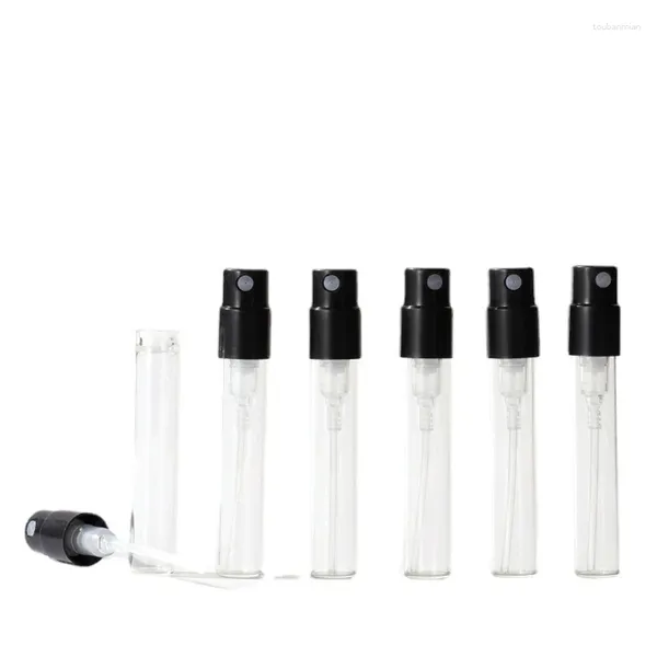 Botellas de almacenamiento Pequeño perfume de vidrio Spray Botella Vial 1.5ml 1.8ml 2 ml 2.5ml