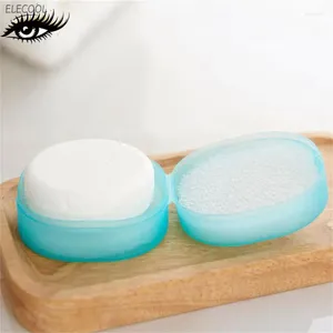 Bouteilles de rangement Case de savon Plastique Mini portable avec couvercle ACCESSORIES DE SALOBILITÉ EMPRÉPRÉE