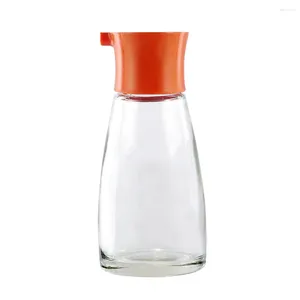 Bouteilles de stockage Pot de Sauce soja, récipient facile à nettoyer, accessoire bouteille en verre de vinaigre, distributeur d'huile de condiments Portable Durable