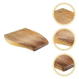 Bouteilles de rangement porte-cuillère support de support en bois d'artisanat en bois