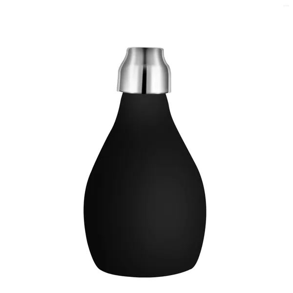 Botellas de almacenamiento Botella de spray reabastecible dispensador de silicona recipiente vacío para rociador negro duradero baño suelto baño suelto