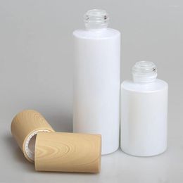 Opslagflessen Spray/Lotion/Toner Glass Pompfles 60 ml 2 oz Pearl Wit voor cosmetische verpakking