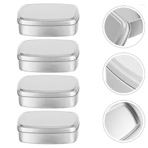 Bouteilles de rangement Socon Savon Pot en aluminium Doules de thé Diy Récipient Crème Crème