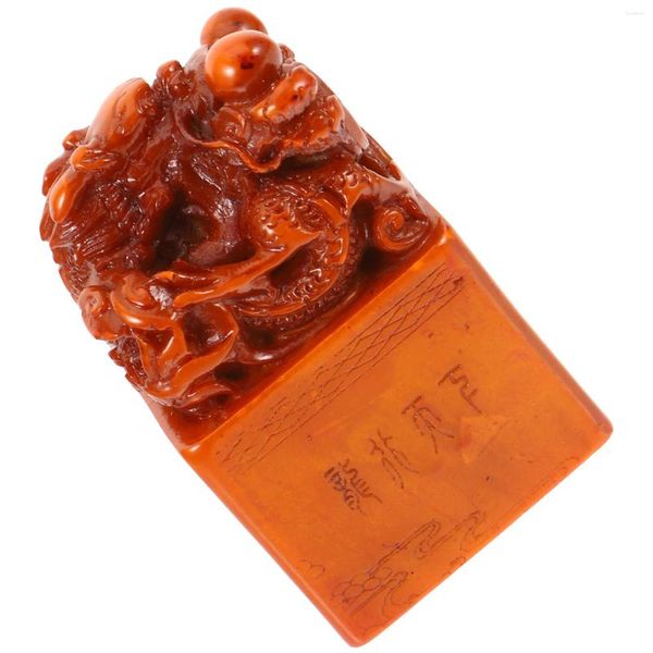 Bouteilles de rangement Stone Stampers Teacher Sceau de joint chinois / Nom du phoque pour les timbres vierges Scrapbook