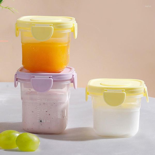 Bouteilles de stockage été Mobile petit réfrigérateur auxiliaire bac à légumes Multigrain scellé boîte à déjeuner réfrigérateur en plastique