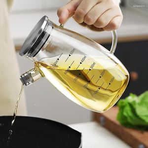 Opslagflessen verdikte glazen olie kan lekbestendige fles huishouden Keuken Sojasaus Jar Kruiden kleine azijnpot