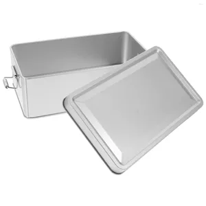 Bouteilles de rangement boîte en étanche en métal polyvalent boîte avec biscuits de couvercle boîtes de biscuit boîtes décoratives