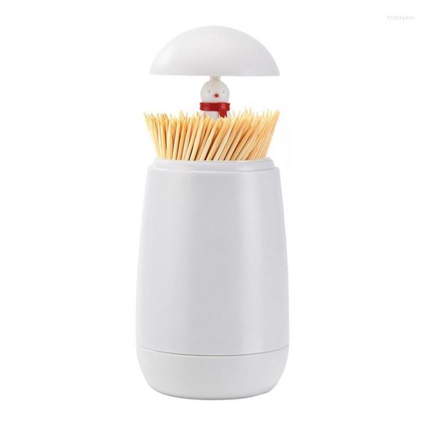 Bouteilles de stockage porte-cure-dents distributeur automatique Type de presse conteneur Durable et fil de Restaurant