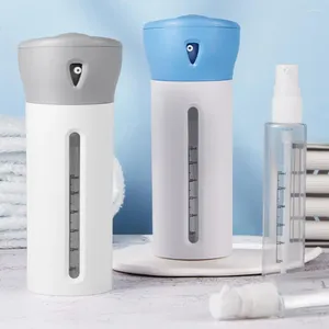 Bouteilles de rangement Travel Disppensing Bottle Topries Dispentier Multi-Use Dispensver 30ml 4-en-1 Conteneur pour shampooing