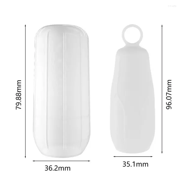 Bouteilles de rangement Couvercle à l'épreuve des fuites des voyages Slicon Silicone Silicone Sliconeans Couvertures serrées flexibles pour voyager à domicile 10 pack