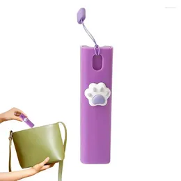 Bouteilles de rangement atomiseur de parfum de voyage, Mini vaporisateur de dessin animé, pompe à parfum Portable, étui rechargeable, accessoires de taille pour