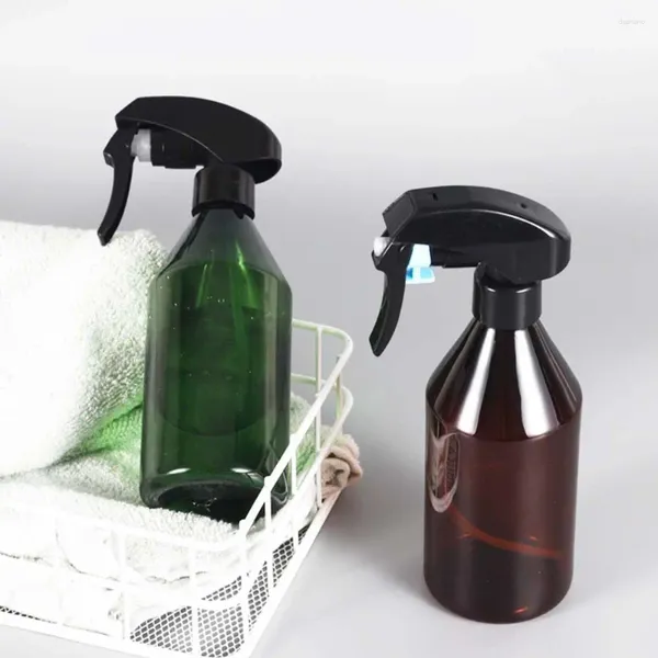 Botellas de almacenamiento gatillo limpio desinfectante de mano de mano Atomizador líquido fino bomba de pulverizador vacío botella reabastecible