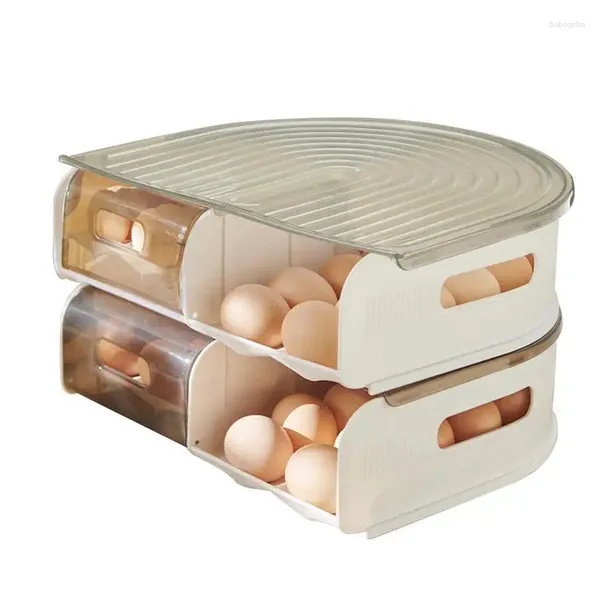 Bouteilles de rangement Boîte à œufs en rouage en U