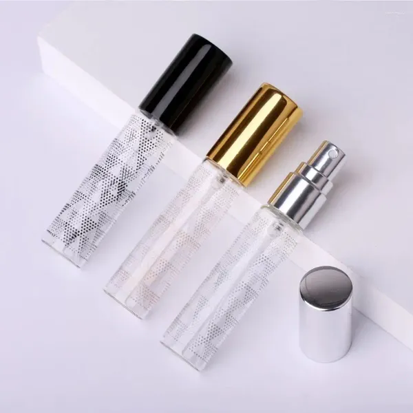 Bouteilles de rangement Utilisez la tenue de voyage Contage cosmétique Liquide Bouteille de bouteille vide Perfume de verre Spray rechargeable Atomizer