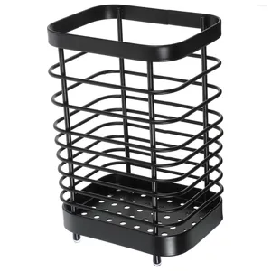 Bouteilles de rangement Ustens Rack Couvreries Boîte de cuisine Porte-équipement en acier inoxydable Spoon