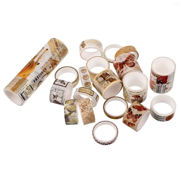 Bouteilles de rangement ruban vintage Washi Gift Emballage Scrapbooking esthétique Wide Craft DIY DÉCOR Stickers