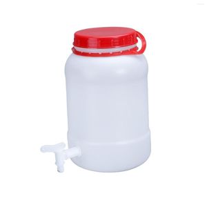 Bouteilles de stockage Porte-eau avec robinet 10L Poignée Distributeur de jus de limonade Baril pour sac à dos BBQ Survie Randonnée en plein air