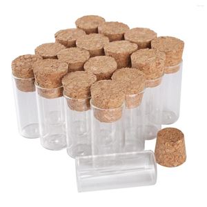 Opslag Flessen Groothandel 100 Stuks 3ml 16 35mm Reageerbuizen Met Kurk Deksels Glazen Potten Flesjes Tiny voor DIY Craft Accessoire