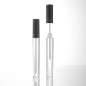 Opslagflessen Groothandel 10 ml Mini Lip Gloss Tube Monster Navuleerbare flescontainer met zwarte dop LX1056