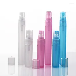 Opslagflessen Groothandel 3 ml 5 ml 8 ml 10 ml Plastic Frosted Perfume fles Atomizer Cosmetische container LX1027