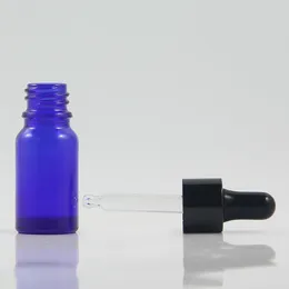 Bouteilles de rangement en gros bleu 100 ml de bouteille de bouteille en verre contenant de parfum de parfum pour huile essentielle rechargeable