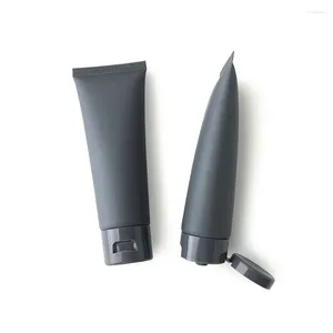 Opslagflessen Groothandel Lege 80 ml Plastic Squeeze Frosted Gray Cosmetics Cream Lotion 80g Facial Cleanser Tube