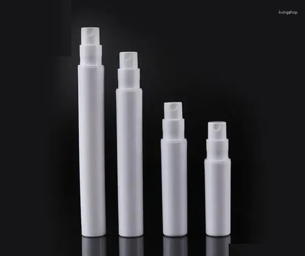 Bouteilles de rangement en gros échantillon vide pulvérisation 2 ml 3 ml 4 ml 5 ml de flacons de bouteille de parfum en plastique blanc 1000pcs / lot sn77