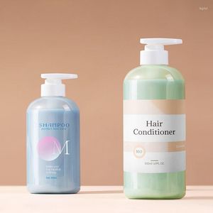 Bouteilles de stockage Conditionneur de shampooing vide en gros 300 ml 500 ml 10 oz Bouteille transparente rechargeable pour bébé