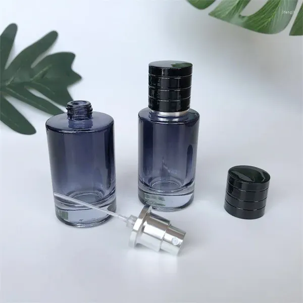 Botellas de almacenamiento Perfume al por mayor 30 ml 50 ml de recarga de vidrio vacío de lujo