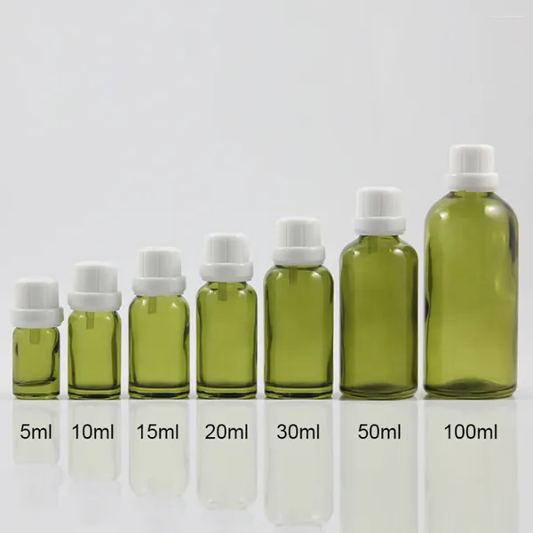 Bouteilles de rangement bouteille de parfum en verre rond 5 ml d'huile cosmétique petit outil de voyage
