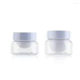 Bouteilles de stockage YUXI Clear Horse Oil Bottle Plastic Eye Cream Box 30G50G