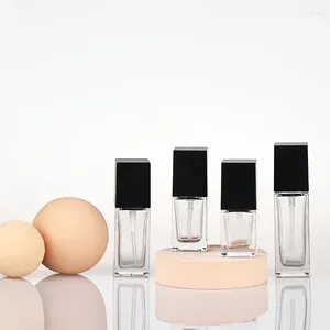 Bouteilles de rangement Yuxi Sifang Liquid Foundation Bottle Cosmetics Transparent Press Glass Lotion