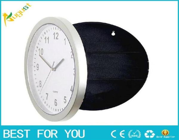 Boîte de rangement Nouveauté Horloge Murale Diversion Coffre-fort Secret Cachette Argent Cash Bijoux Serrure de Sécurité Boîte à Pilules Boîte de Rangement 26215110026