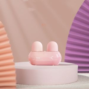 Boîte de rangement lapin mignon Contact Lens Cleaner Container Container Tools Beauty Pupil Storage Vibration haute fréquence