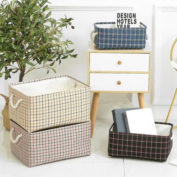 Boîtes de rangement 2023 Cube boîte pliante pliable panier à linge bacs tissu organisateur bureau chambre placard jouets blanchisserie