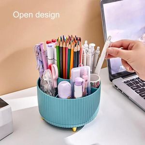 Cajas de almacenamiento 2024 Solicador Color sólido útil de gran capacidad Desktop Lipstick Lipstick Caja de lápiz de lápiz para el hogar