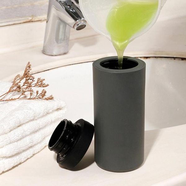 Boîtes de rangement 240 Ml Bouteille d'émulsion de voyage en silicone Petit échantillon Récipients rechargeables Accessoires pour shampooing Lotion