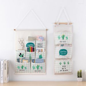 Opbergdozen 3/5/7 zakken cactus muur deur hangende organizer badkamer katoen zonsondergenokten vouw ondergoed sokken speelgoed sleutel sorteerzakken